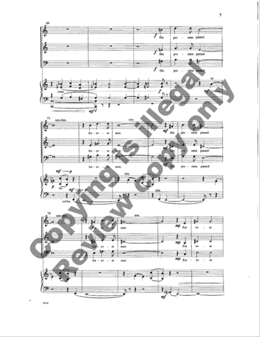 Celestial Flame 3-Part scores gallery preview page 14