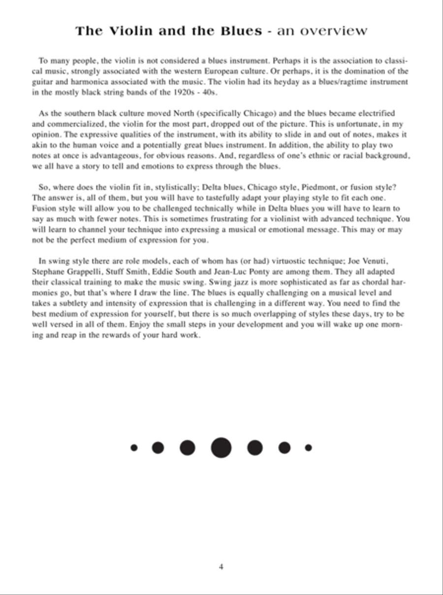 Getting Into Blues Violin Violin Solo scores gallery preview page 5