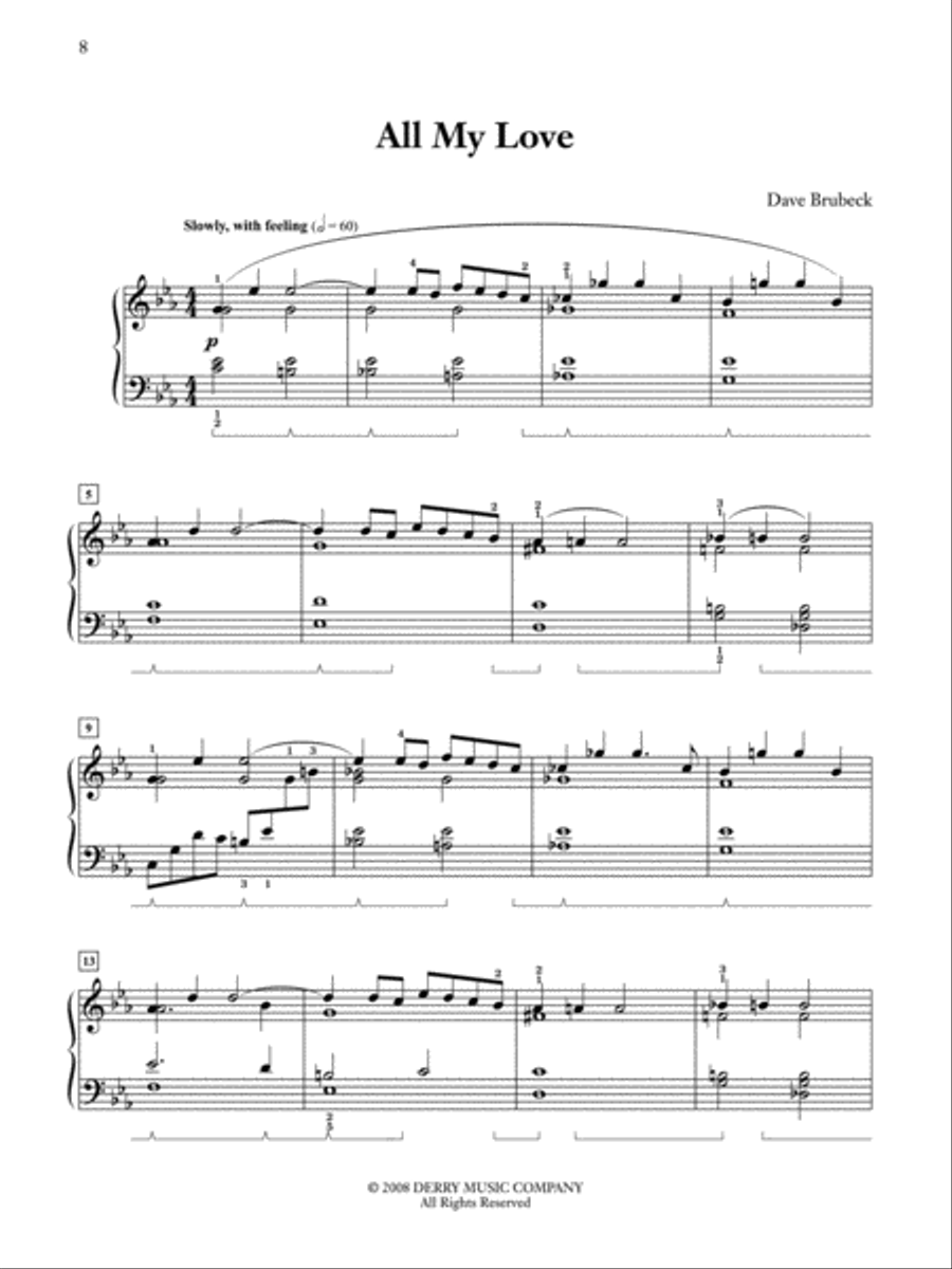 Dave Brubeck at the Piano Piano Solo scores gallery preview page 2