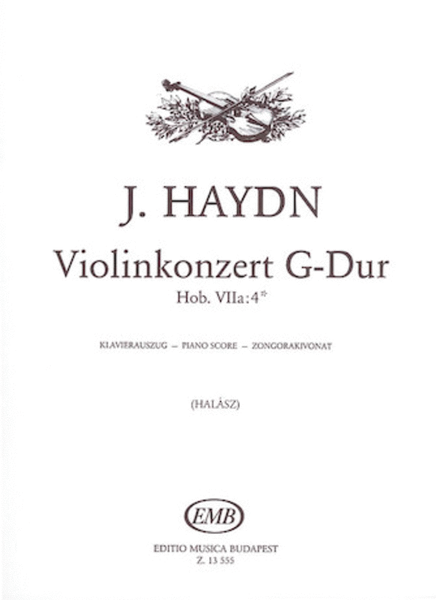 Violin Concerto in G major, Hob. Vlla:4
