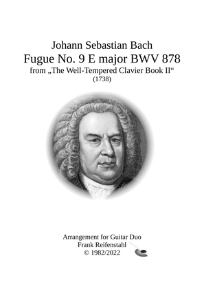 J. S. Bach - Fugue E major BWV 878 from "The Well-Tempered Clavier Book II"