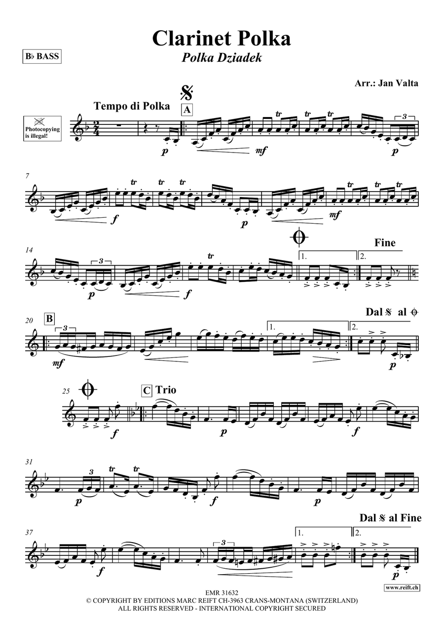 Clarinet Polka by Jan Valta Clarinet - Digital Sheet Music page 2