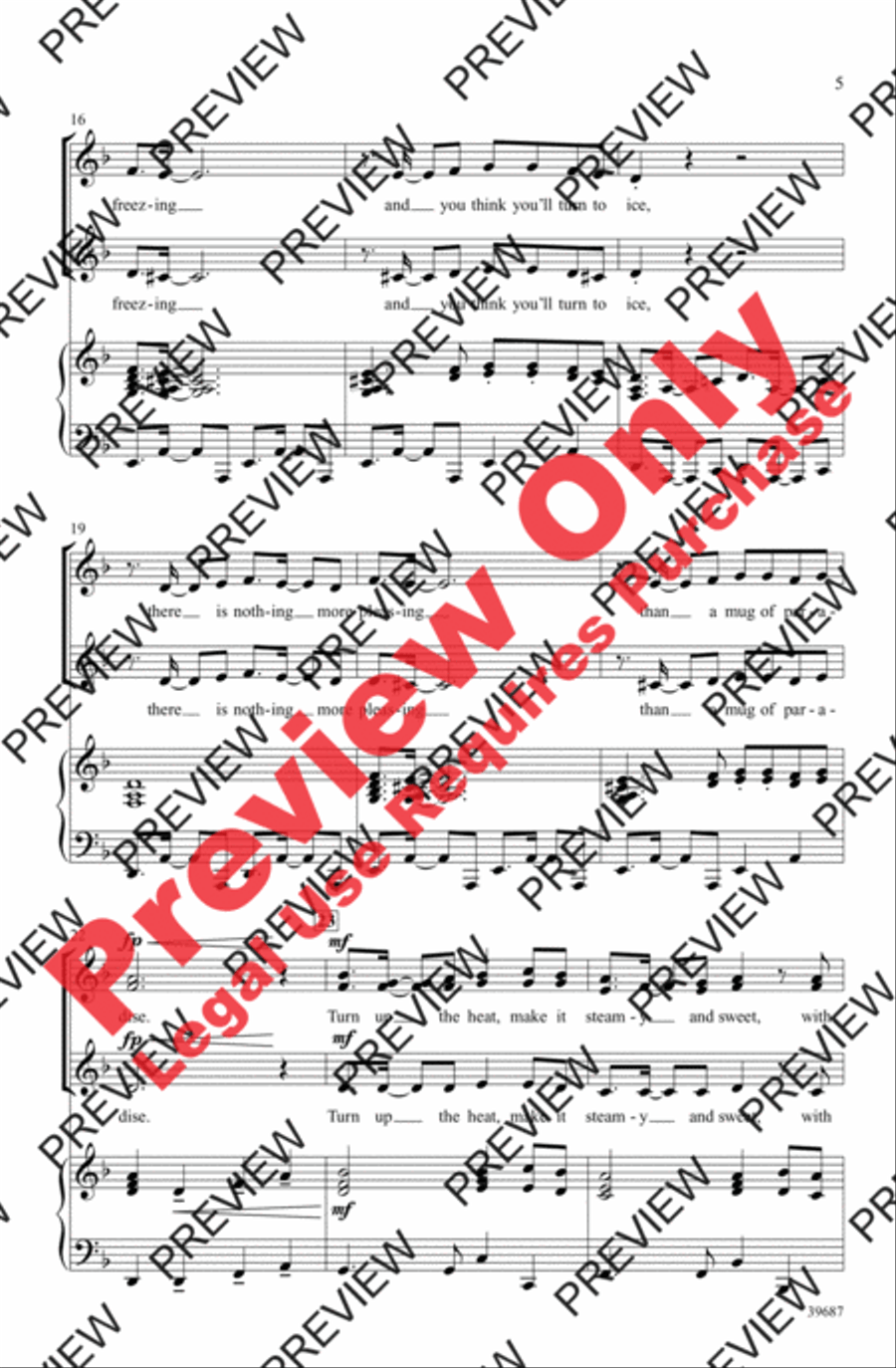 Hot Chocolate! Women's Choir scores gallery preview page 4