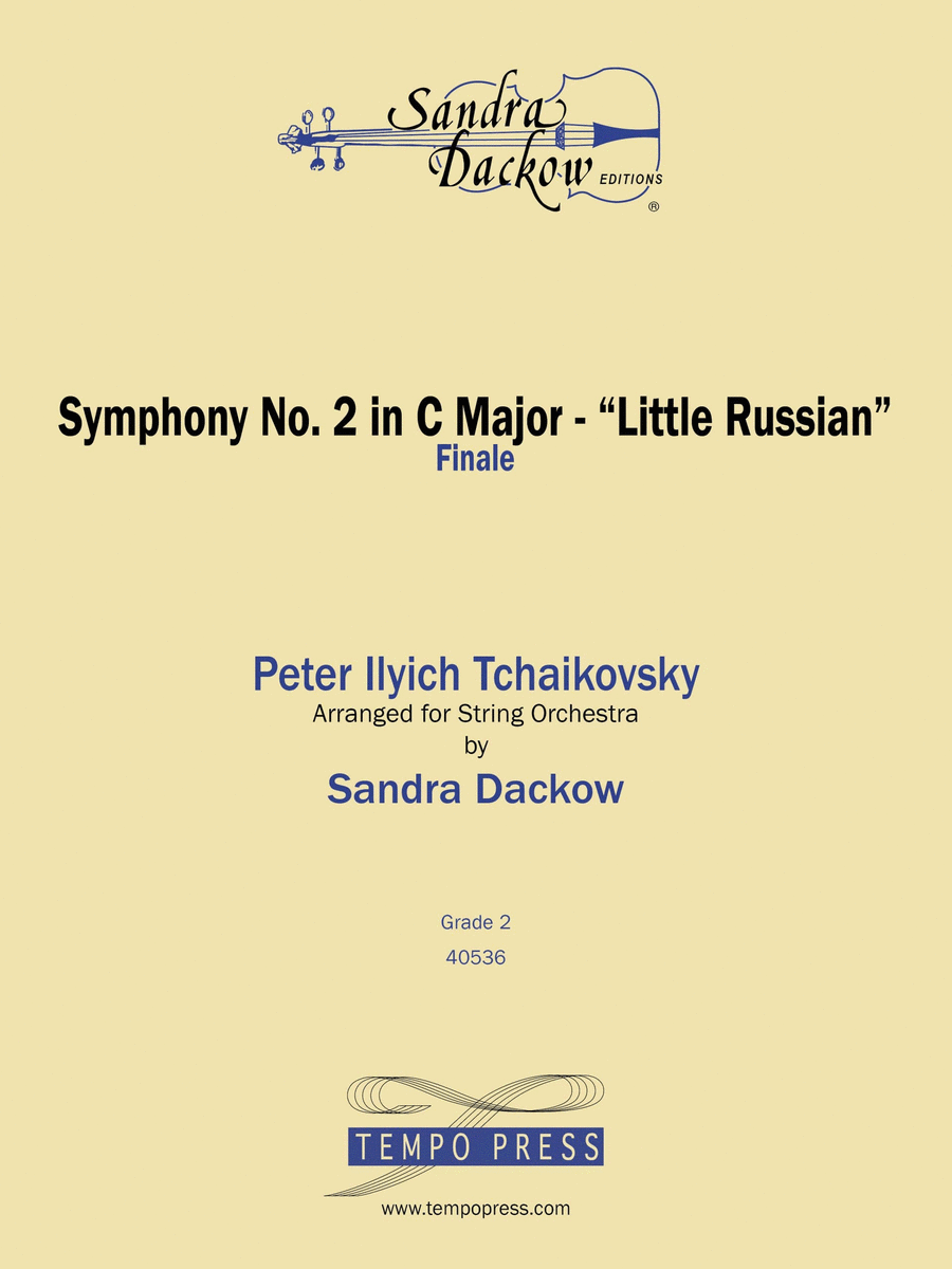 SYMPHONY NO. 2 in c (LITTLE RUSSIAN): Finale Orchestra scores gallery preview page 1