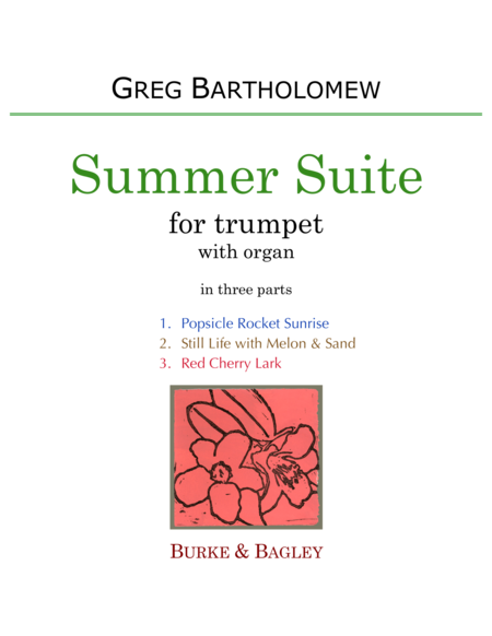 Summer Suite for trumpet & organ image number null