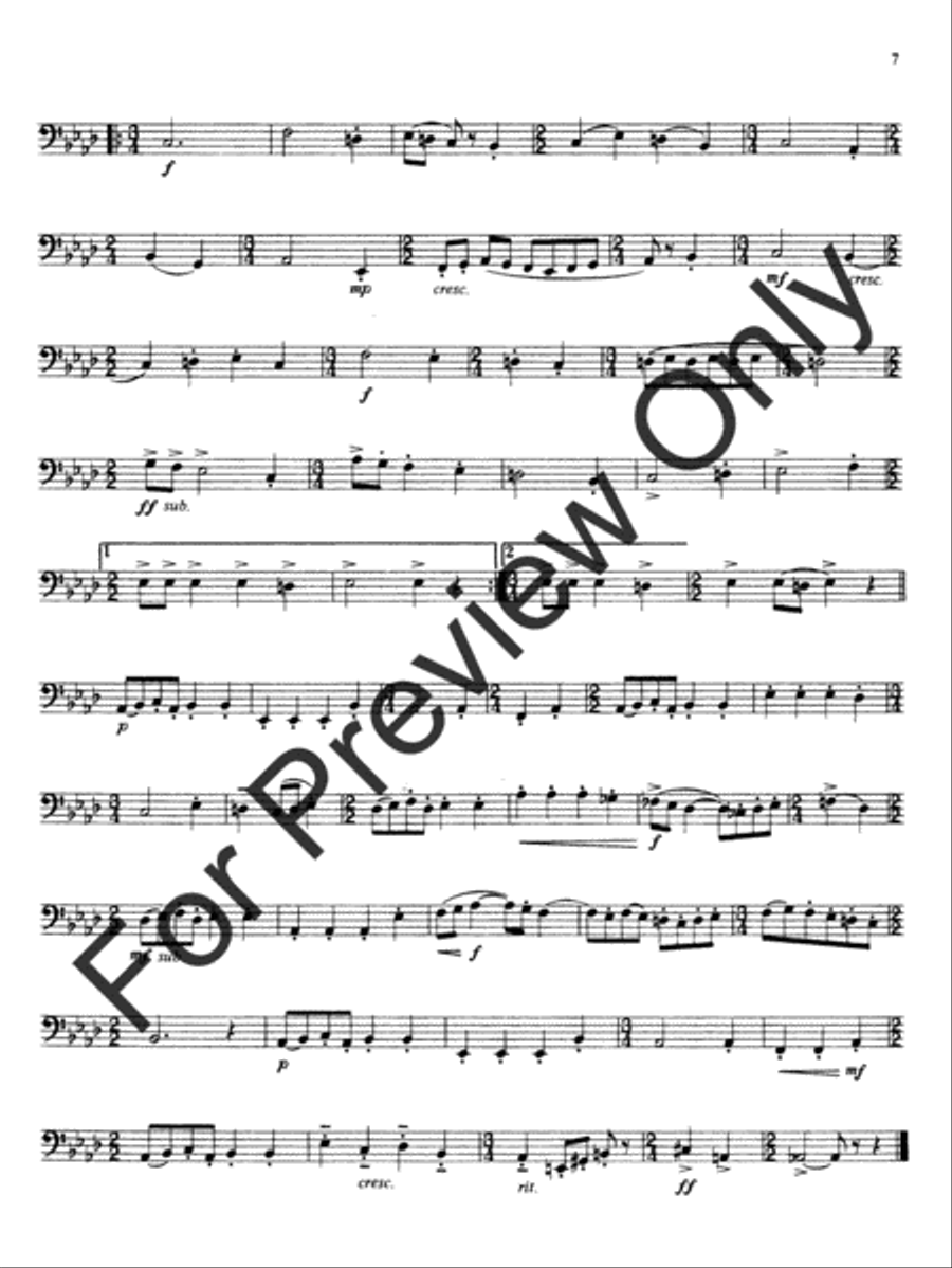Diverse Moments #1 Tuba scores gallery preview page 9