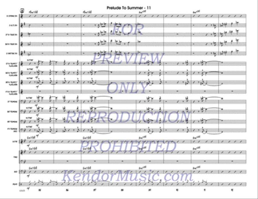 Prelude To Summer Choir scores gallery preview page 12