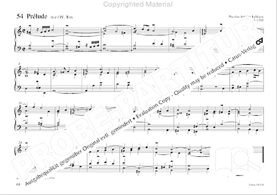 Organo pleno. Orgelstucke zum Ein- und Auszug Organ Solo scores gallery preview page 76