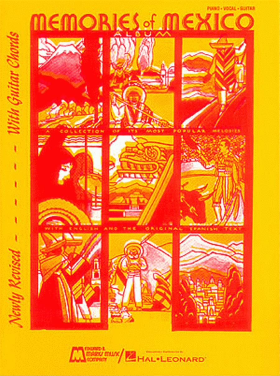 Memories Of Mexico Album Piano, Vocal, Guitar scores gallery preview page 1