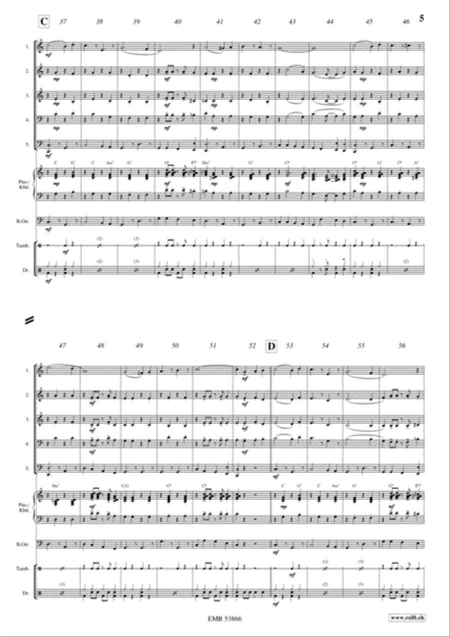 Schonfeld Marsch Woodwind Quintet scores gallery preview page 5