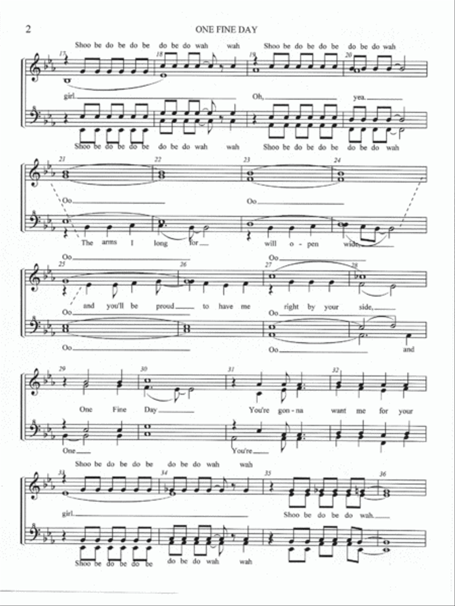 One Fine Day Small Ensemble scores gallery preview page 2