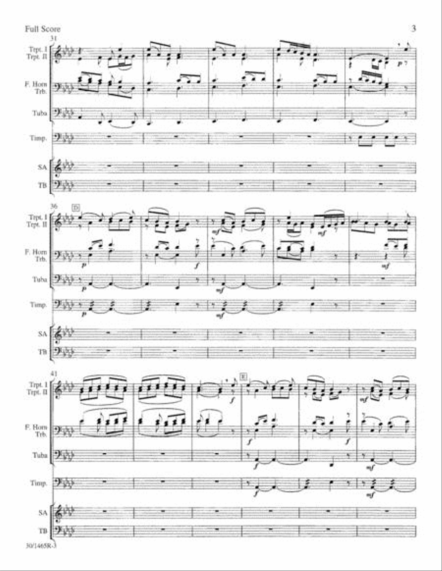 Sussex Carol - Score and Parts Choir scores gallery preview page 3