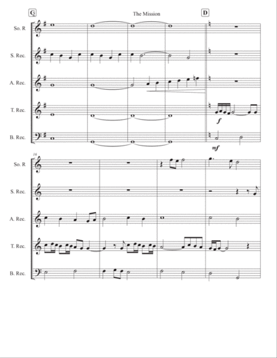Gabriel's Oboe Gabriel's Oboe Chamber Music scores gallery preview page 2