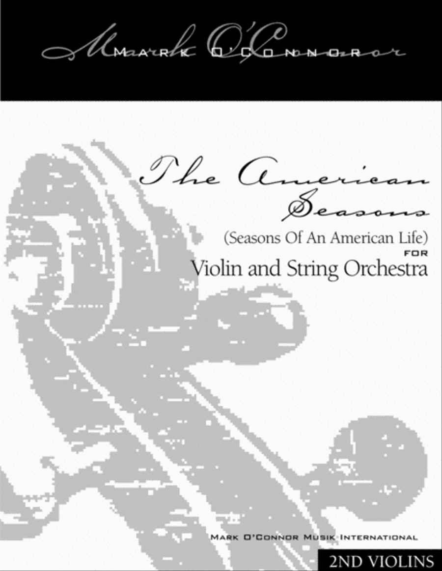 The American Seasons (2nd violins part – violin and string orchestra) Full Orchestra scores gallery preview page 1