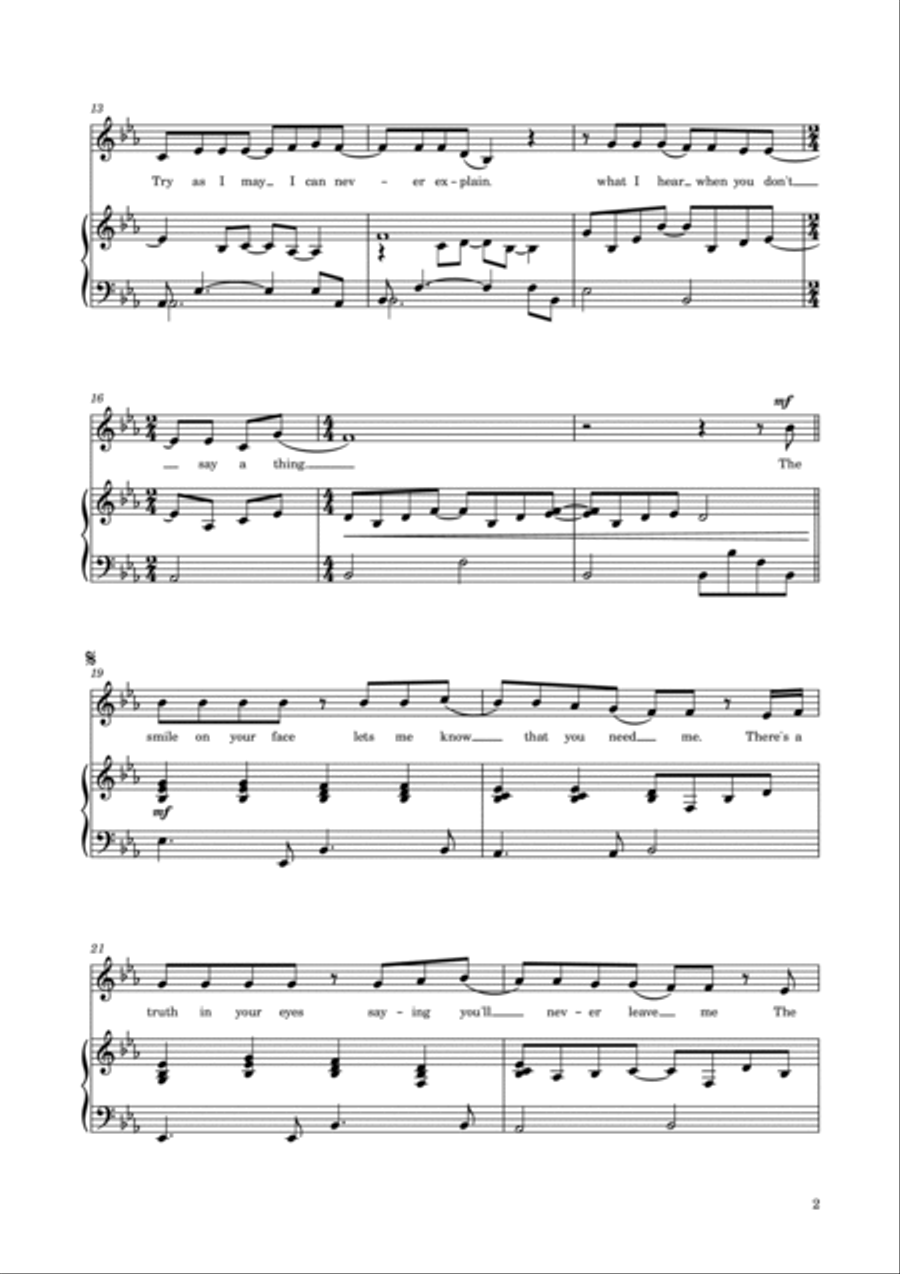 When You Say Nothing At All Voice scores gallery preview page 3