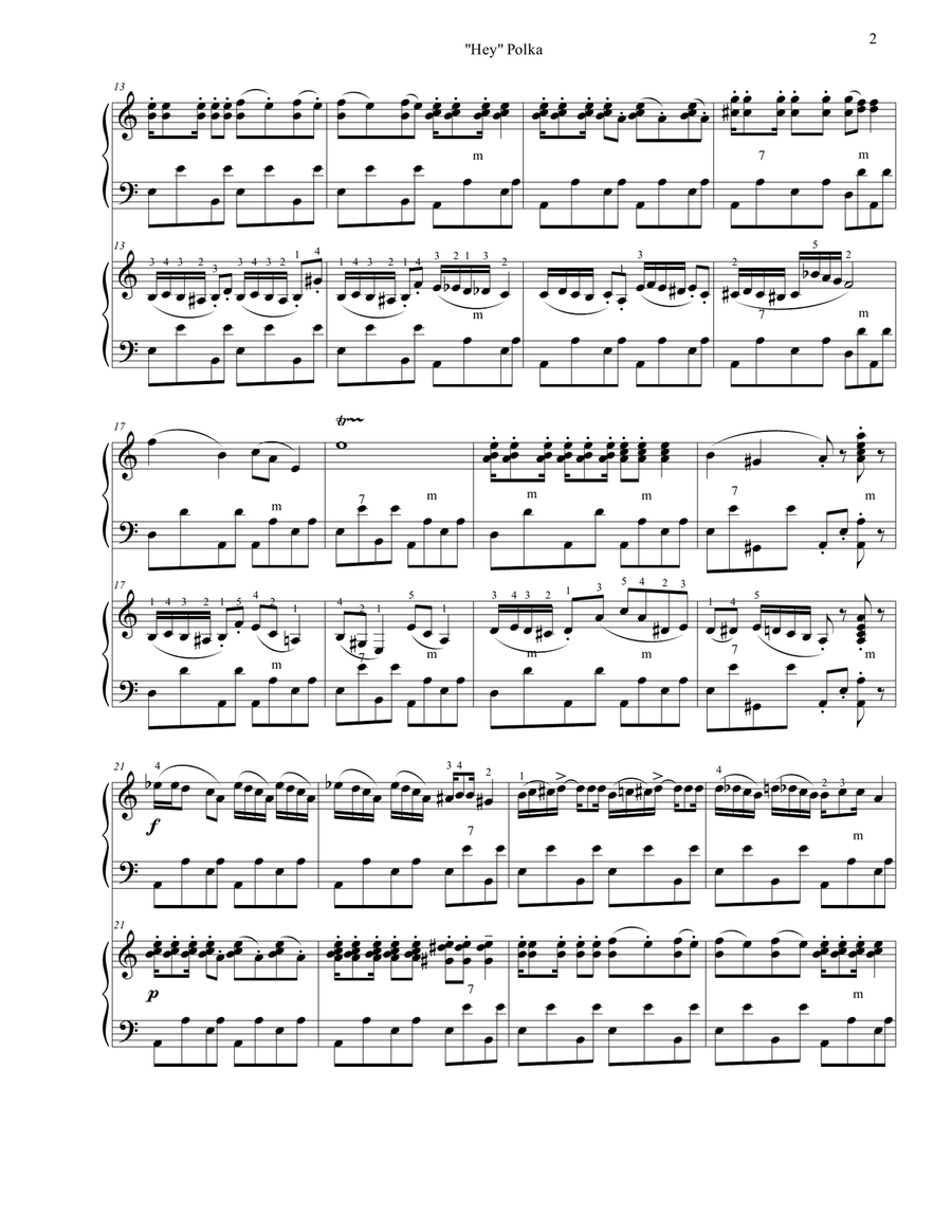 Hey Polka for Two Accordions