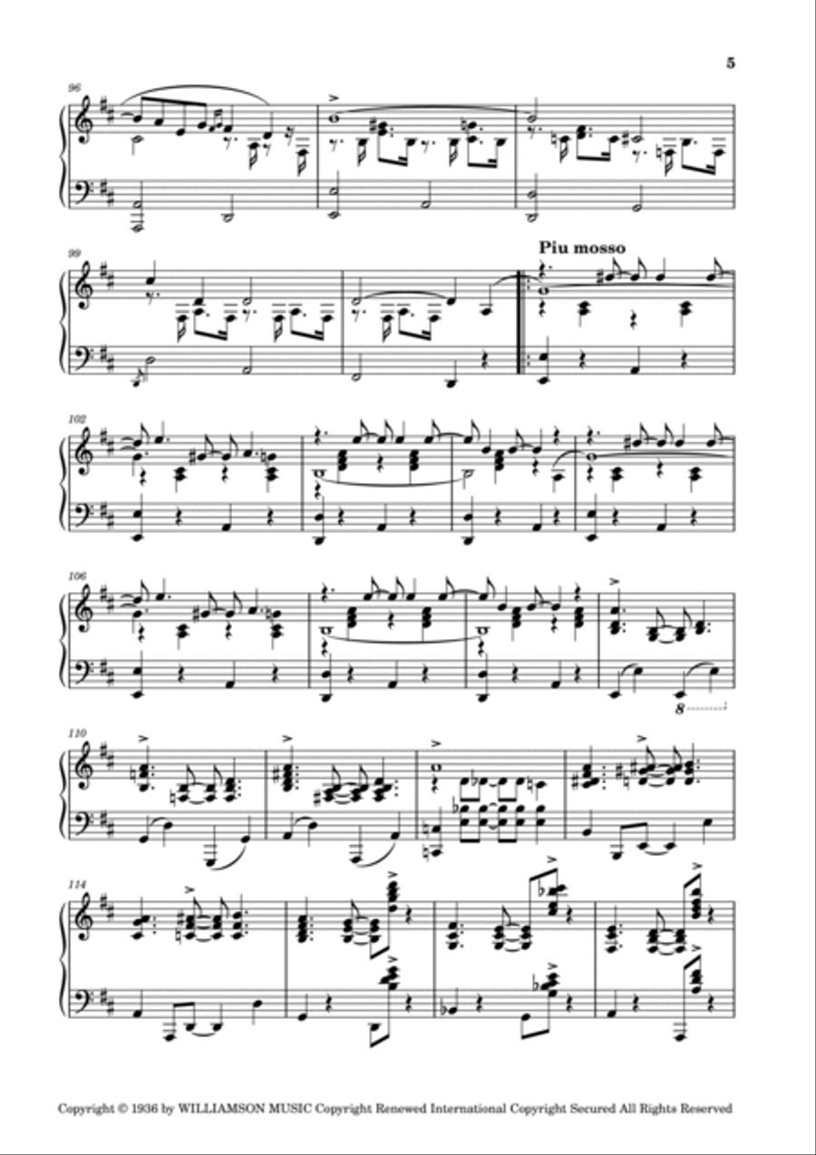 Slaughter On Tenth Avenue Piano Solo scores gallery preview page 6