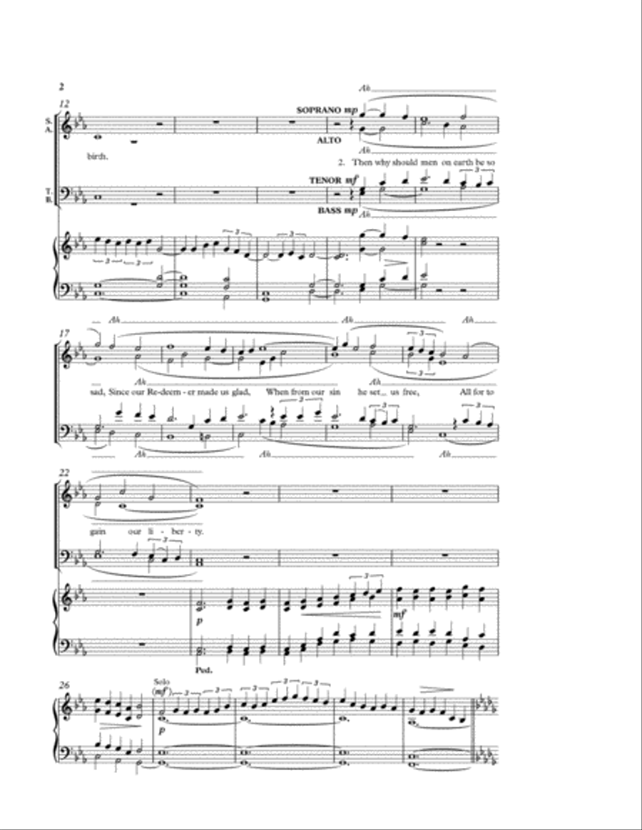 The Sussex Carol The Sussex Carol 4-Part scores gallery preview page 3