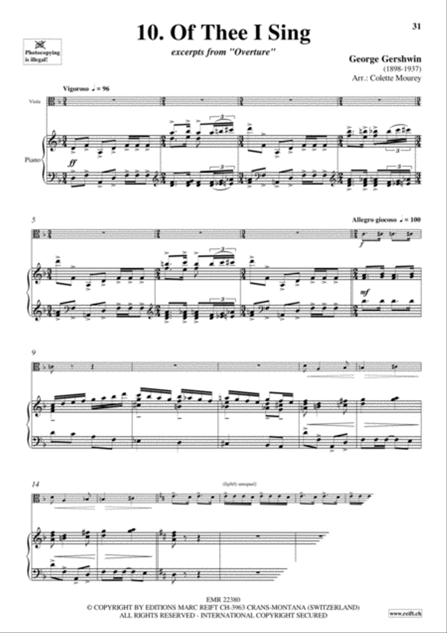 Gershwin 20 Greatest Hits Piano Accompaniment scores gallery preview page 12
