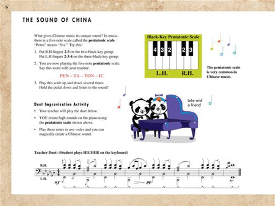 PreTime® Piano Music from China Piano Method scores gallery preview page 6