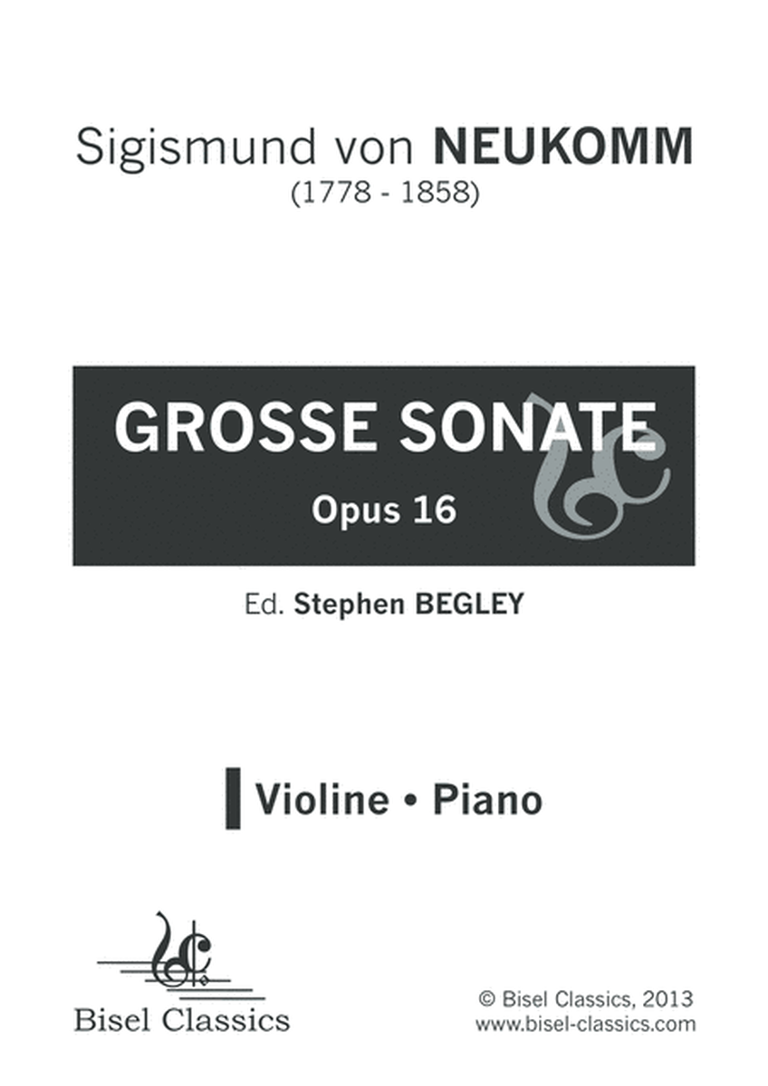 Grosse Sonate, Opus 16