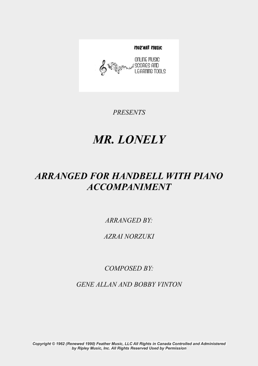 Mr. Lonely Chamber Music scores gallery preview page 1