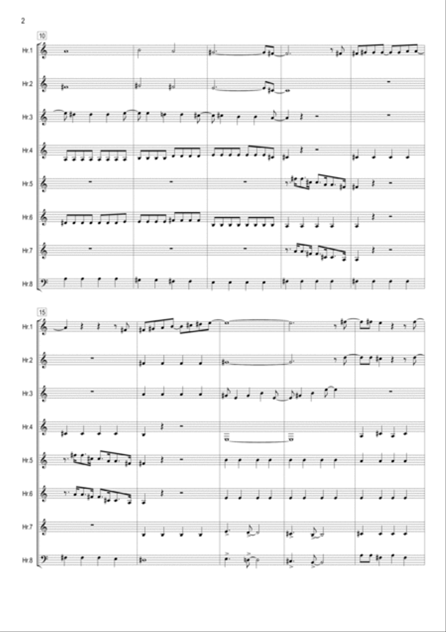 Waterloo Waterloo Horn scores gallery preview page 2