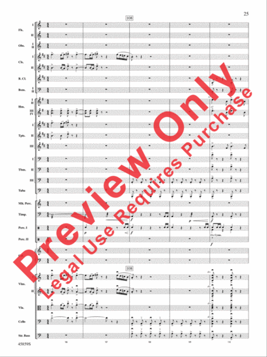 Fantastic Beasts and Where to Find Them Full Orchestra scores gallery preview page 25