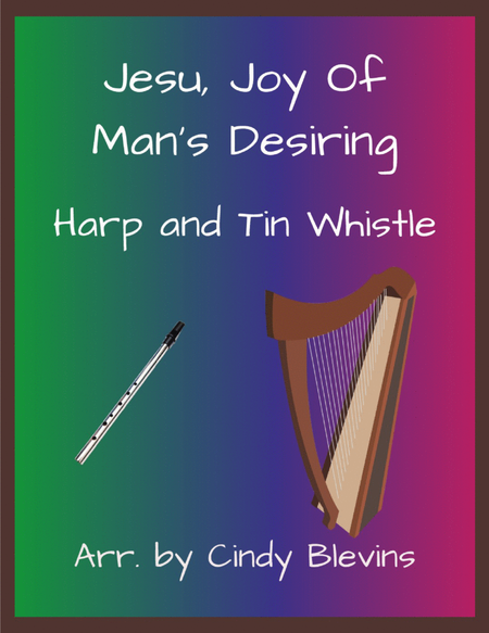 Jesu, Joy Of Man's Desiring, Harp and Tin Whistle (D) image number null
