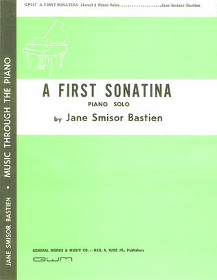 Book cover for A First Sonatina