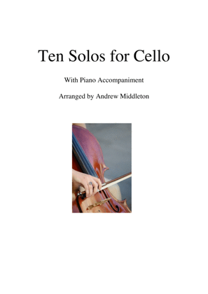 Book cover for Ten Romantic Solos for Cello and Piano