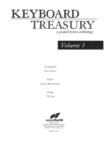 Keyboard Treasury, Vol. 3