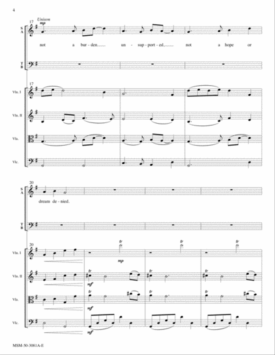 The Gift of Angels Choir scores gallery preview page 4