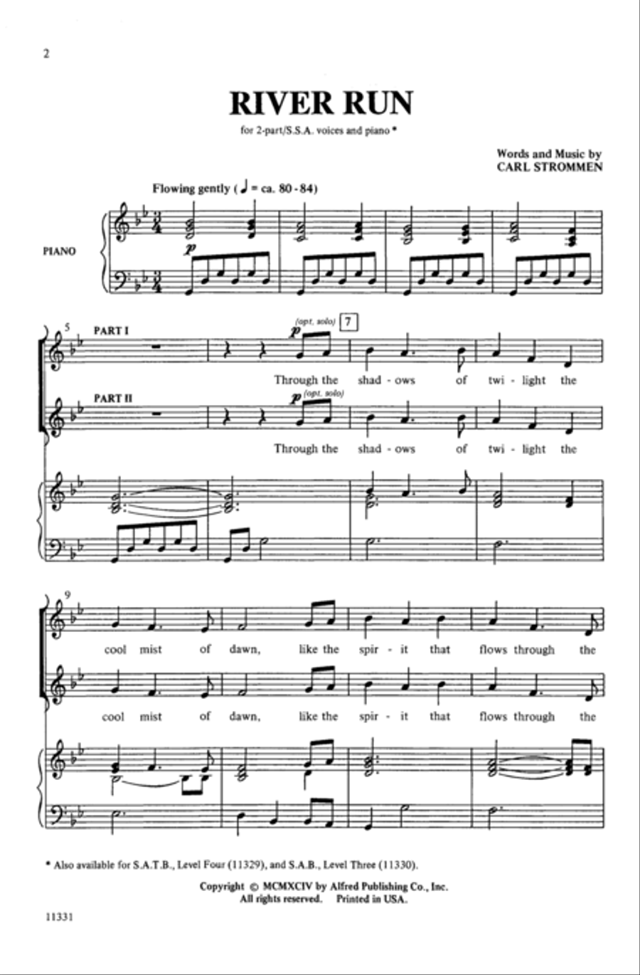 River Run River Run 2-Part scores gallery preview page 9