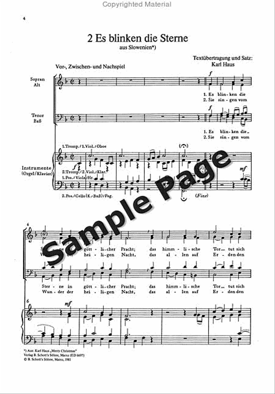 Mit Freudigem Schall Score 4-Part scores gallery preview page 5