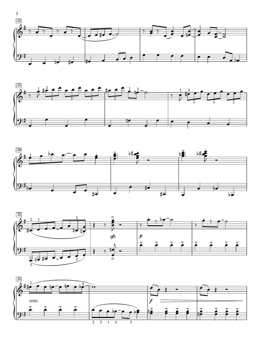 Charlie Brown Theme (arr. Phillip Keveren) Piano Solo scores gallery preview page 2