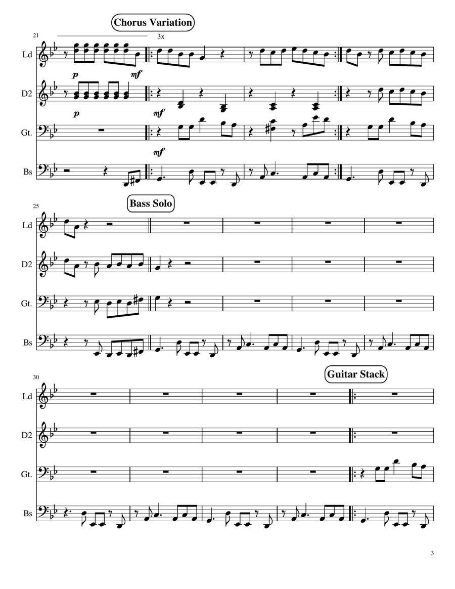 Havana Havana Large Ensemble scores gallery preview page 3