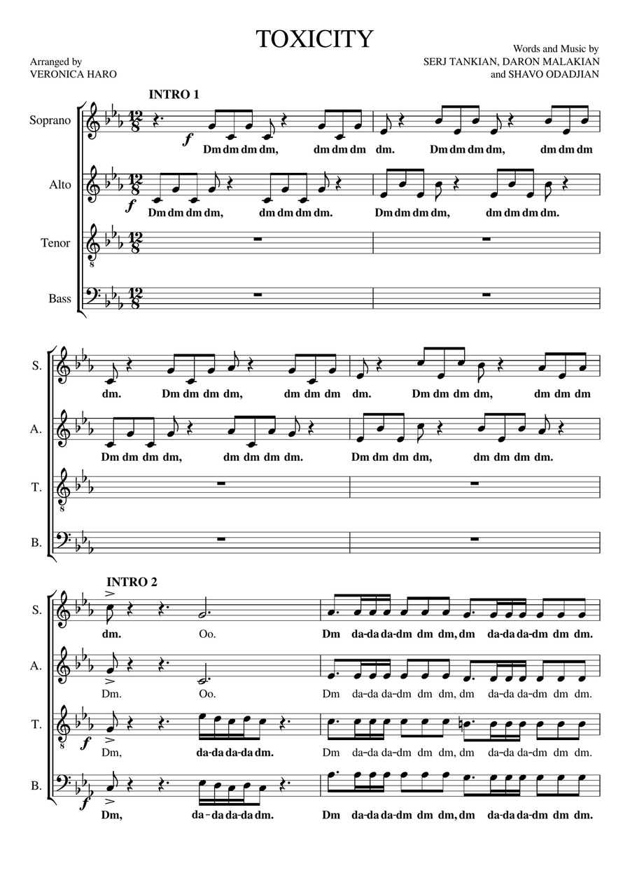 Toxicity 4-Part scores gallery preview page 1