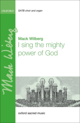 Book cover for I sing the mighty power of God