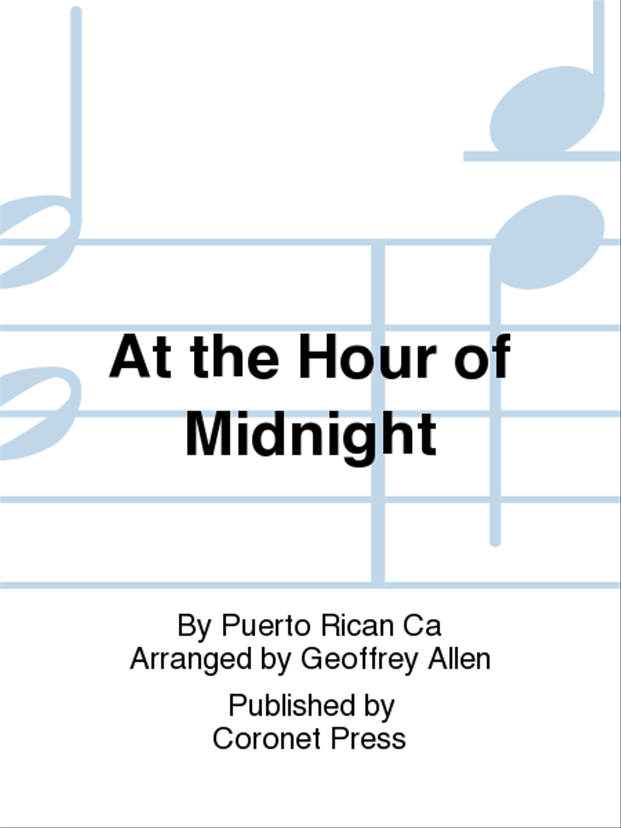At the Hour of Midnight At the Hour of Midnight 2-Part scores gallery preview page 1