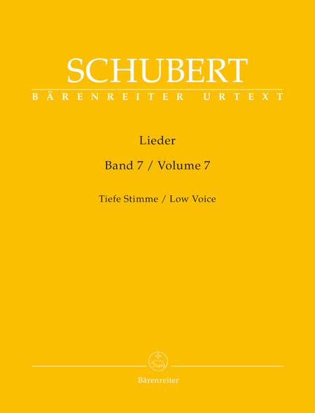 Lieder, Volume 7 (Low Voice)