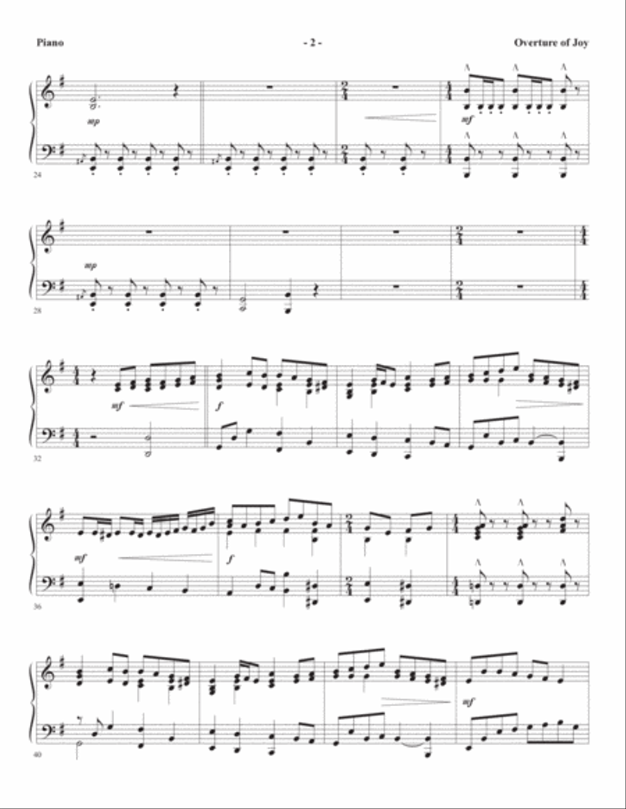 A Weary World Rejoices (A Chamber Cantata For Christmas) - Piano Choir scores gallery preview page 2