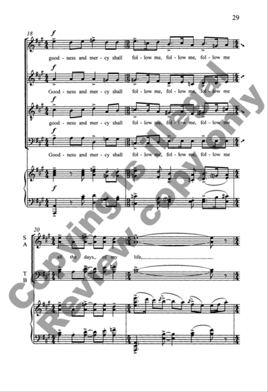 A Song Without Words Organ scores gallery preview page 18