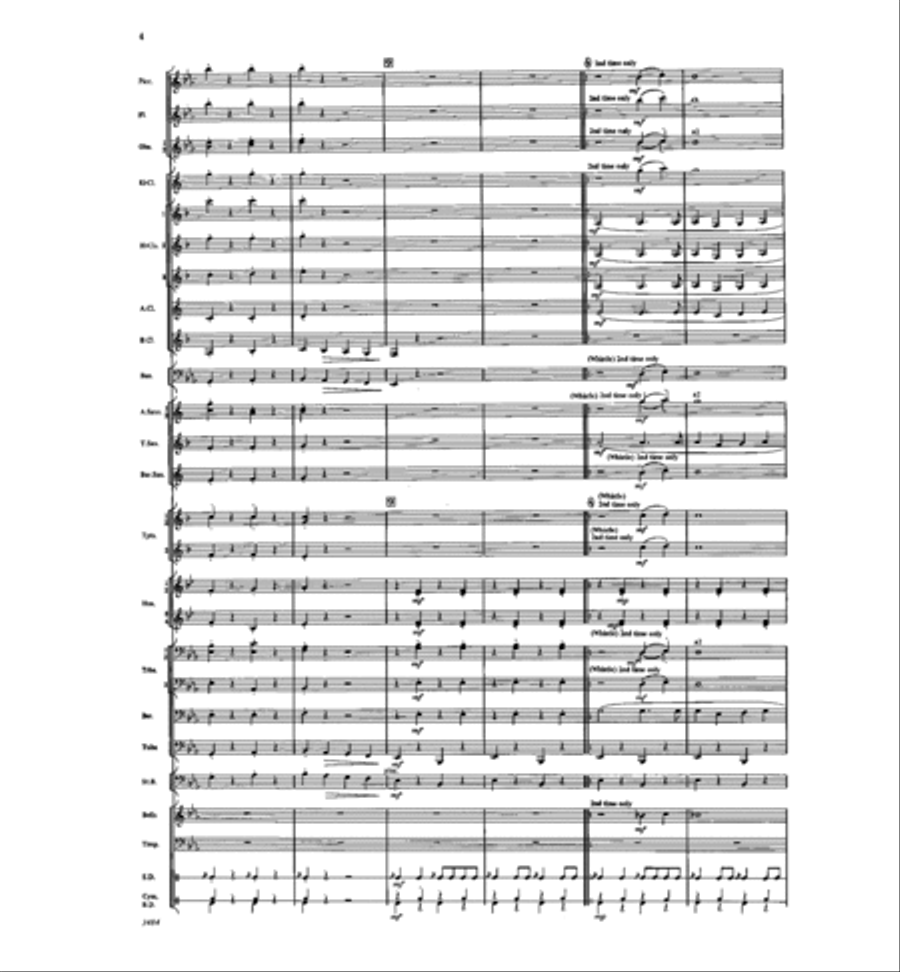 The Americans The Americans Concert Band scores gallery preview page 3