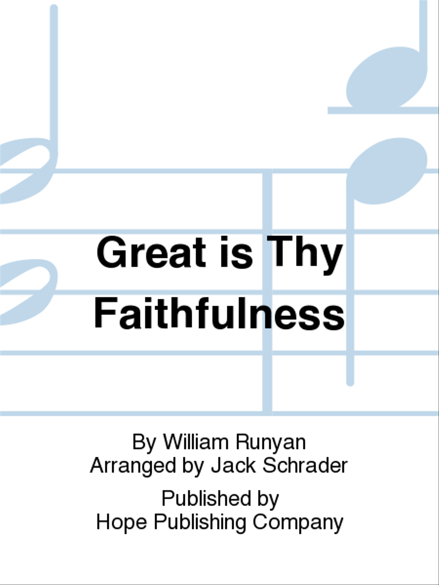 Great Is Thy Faithfulness