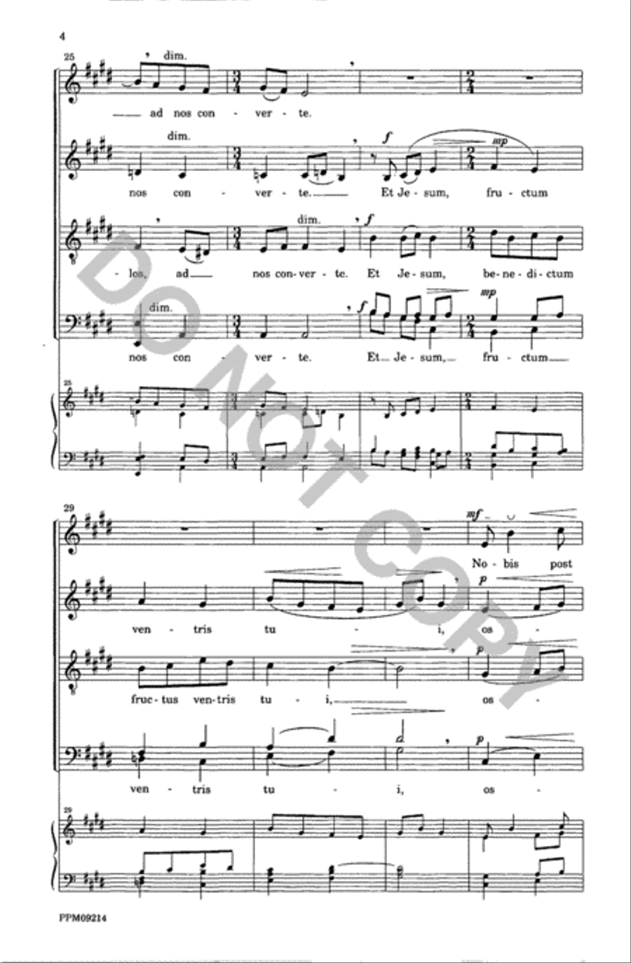 Salve Regina 4-Part scores gallery preview page 5