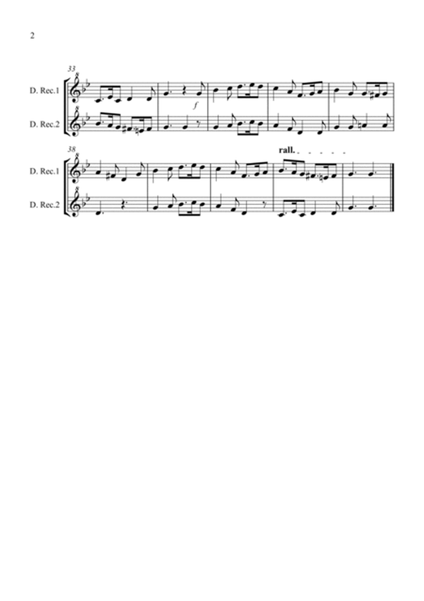 Greensleeves for Descant Recorder Duet image number null