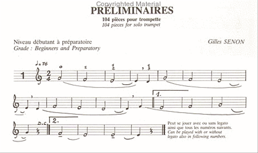 Préliminaires