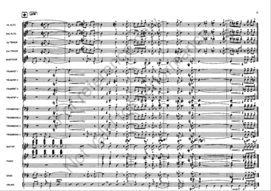 Turkey Shoot Jazz Ensemble scores gallery preview page 15