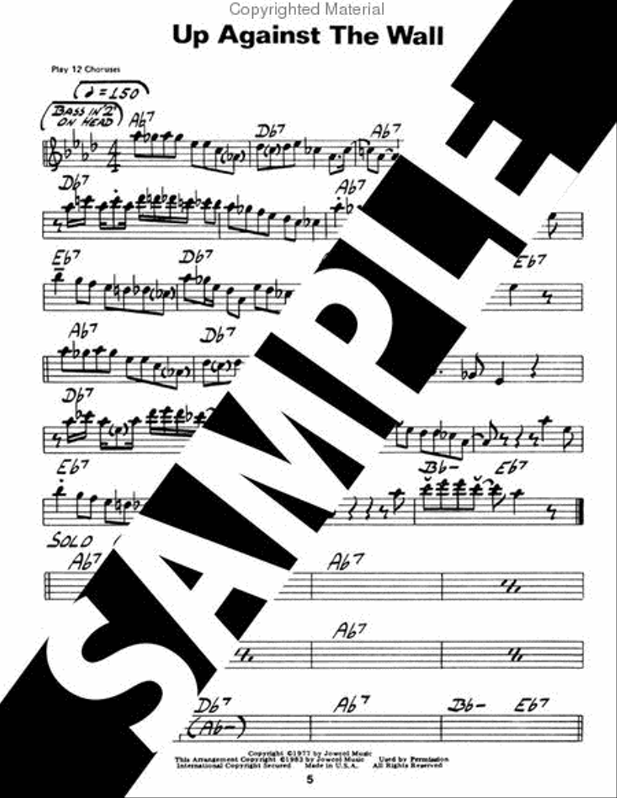 Volume 28 - John Coltrane Tenor Saxophone scores gallery preview page 3